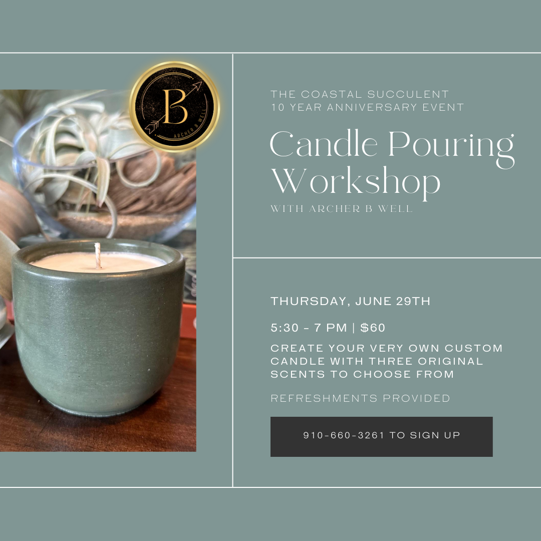 June Candle workshop