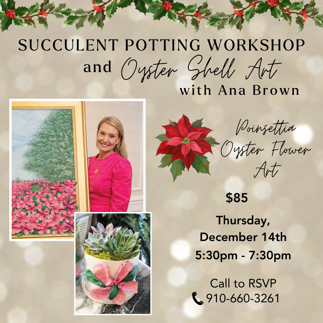 December 2023 Succulent Potting Workshop