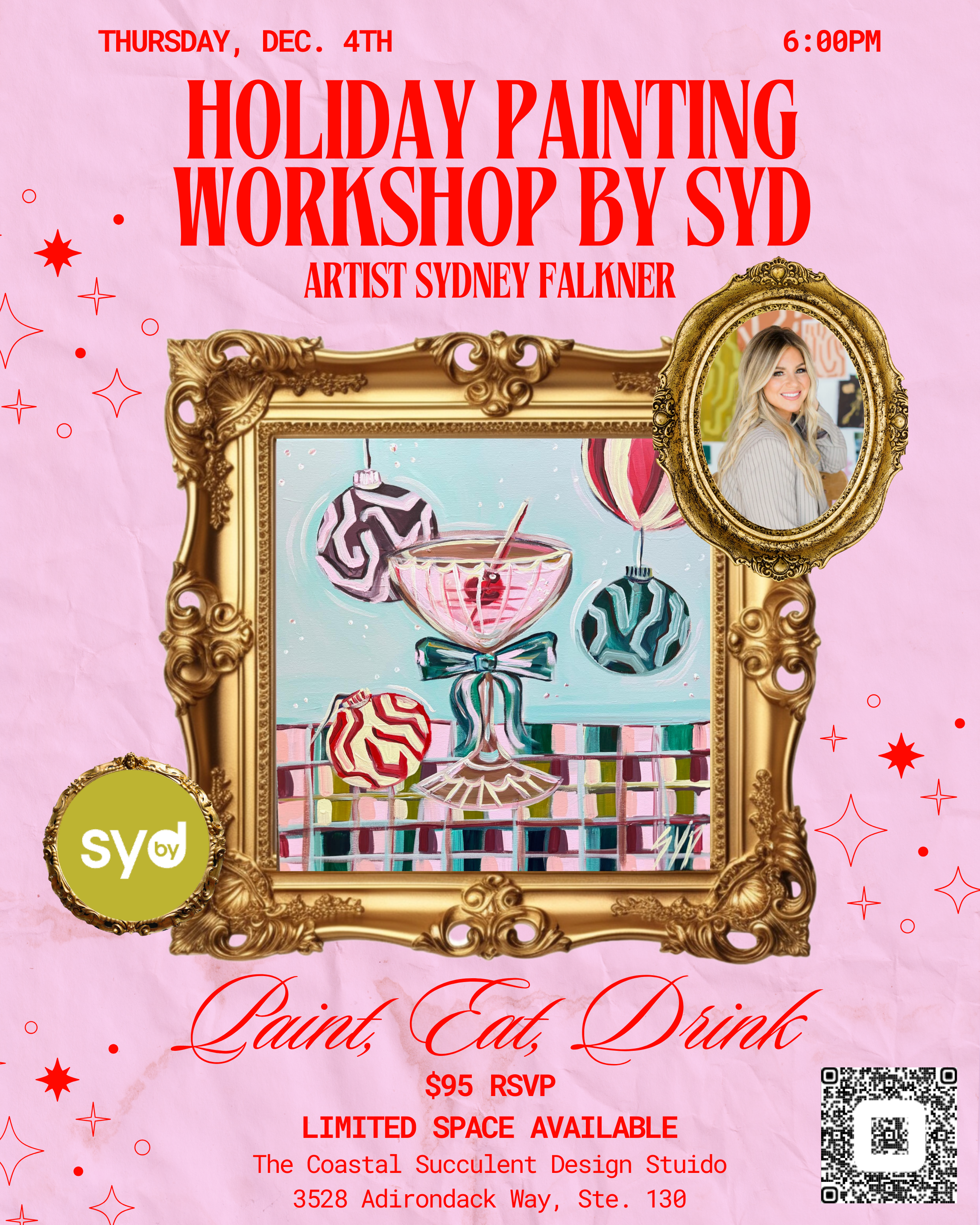 December 2025 Holiday Painting Workshop December 2025 Holiday Painting Workshop