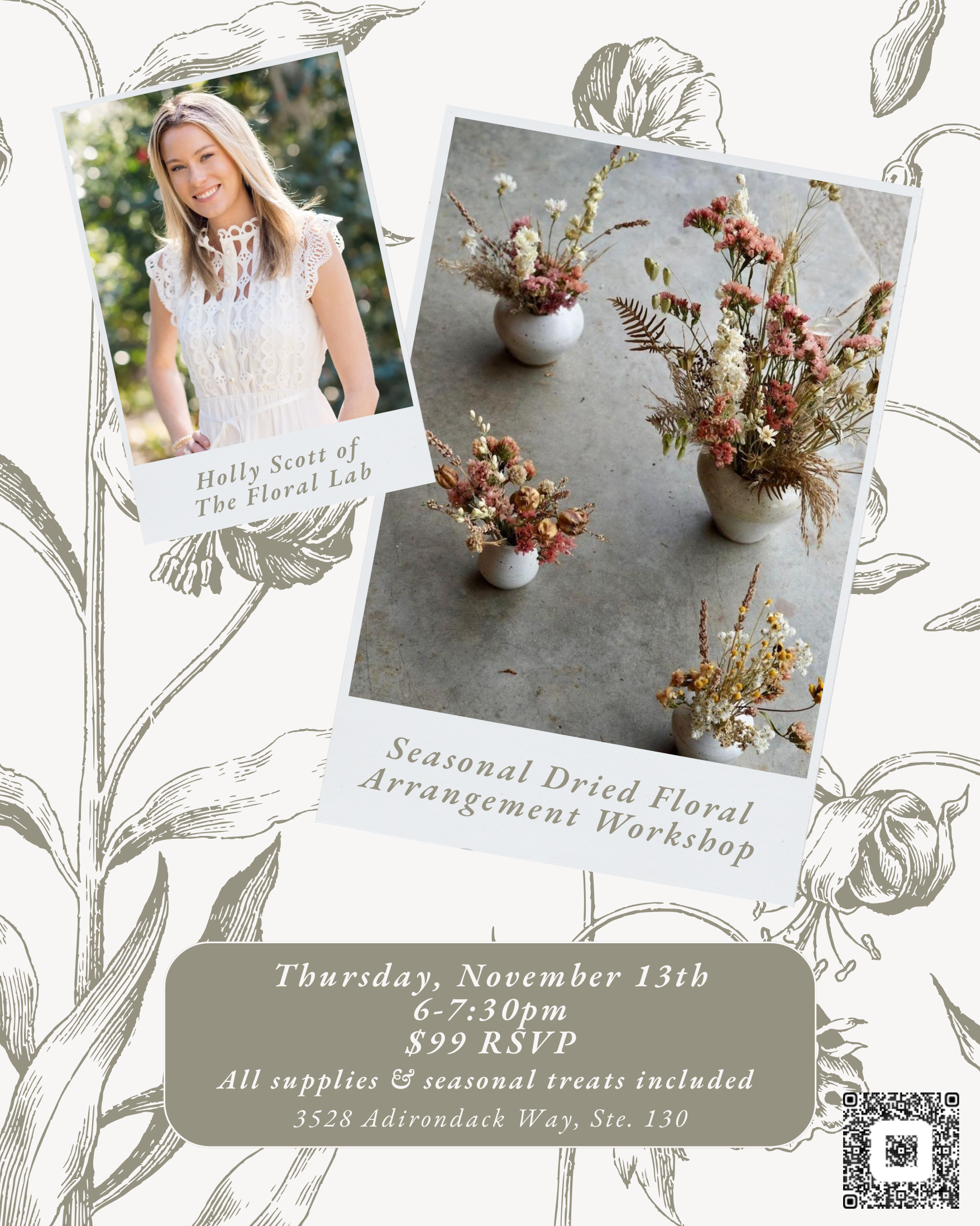 November 2025 Dried Floral Workshop November 2025 Dried Floral Workshop